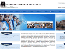 Tablet Screenshot of iiepune.org